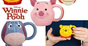 Mini Canecas 3D Ursinho Pooh e os Amigos do Bosque dos 100 Acres (Disney)