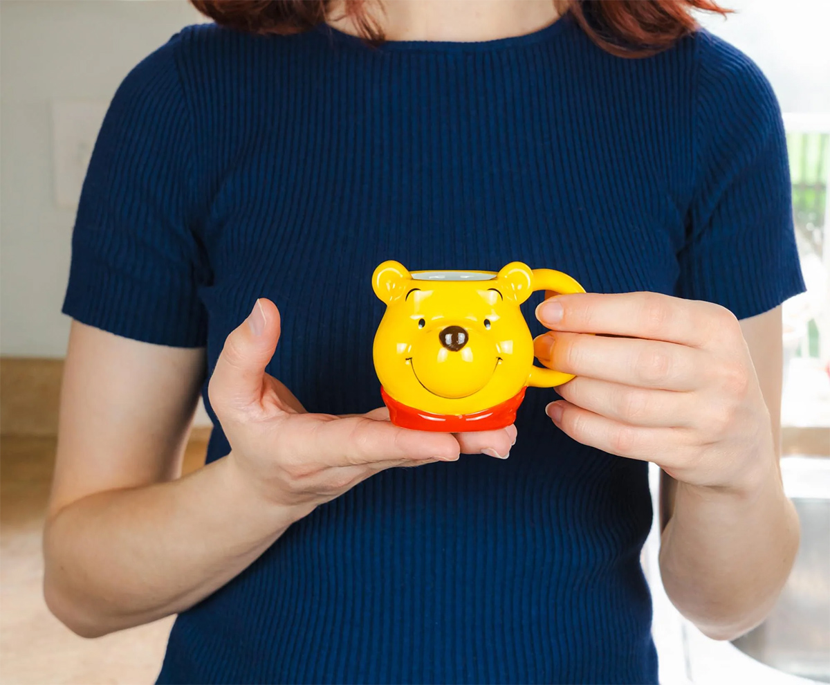 Mini Canecas 3D Ursinho Pooh e Seus Amigos do Bosque dos 100 Acres (Disney)