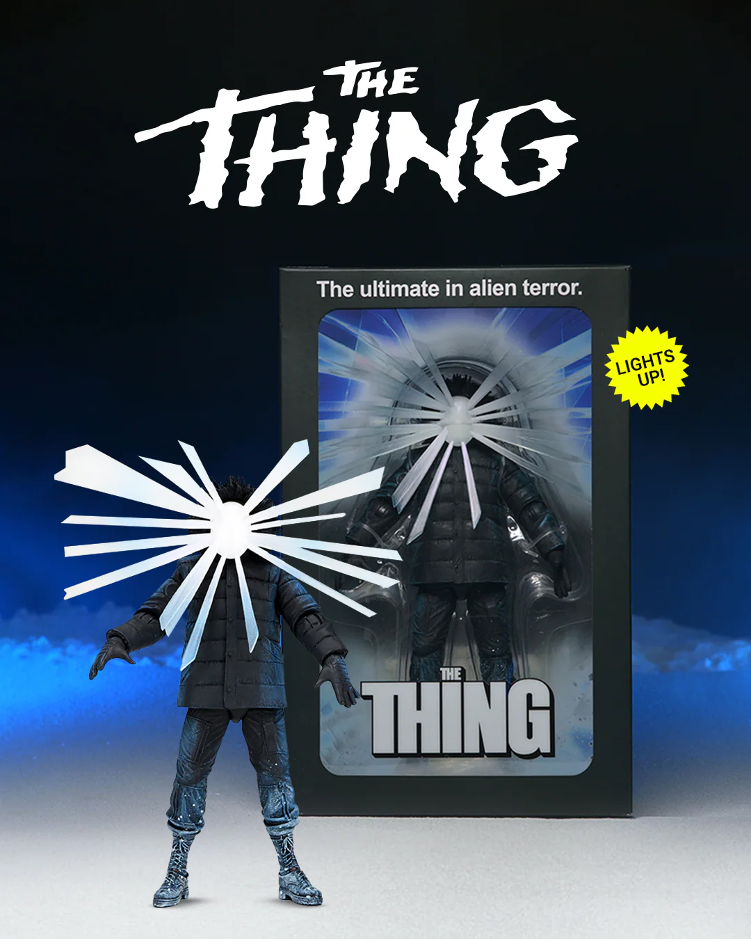 Action Figure Neca O Enigma de Outro Mundo (The Thing) Pôster de Dylan Struzan