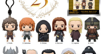 Chaveiros 3D Figural Bag Clips O Senhor dos Anéis 25 Anos (Blind-Bag)