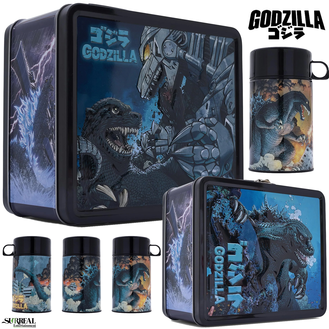 Lancheira de Lata Godzilla Vs. Mechagodzilla