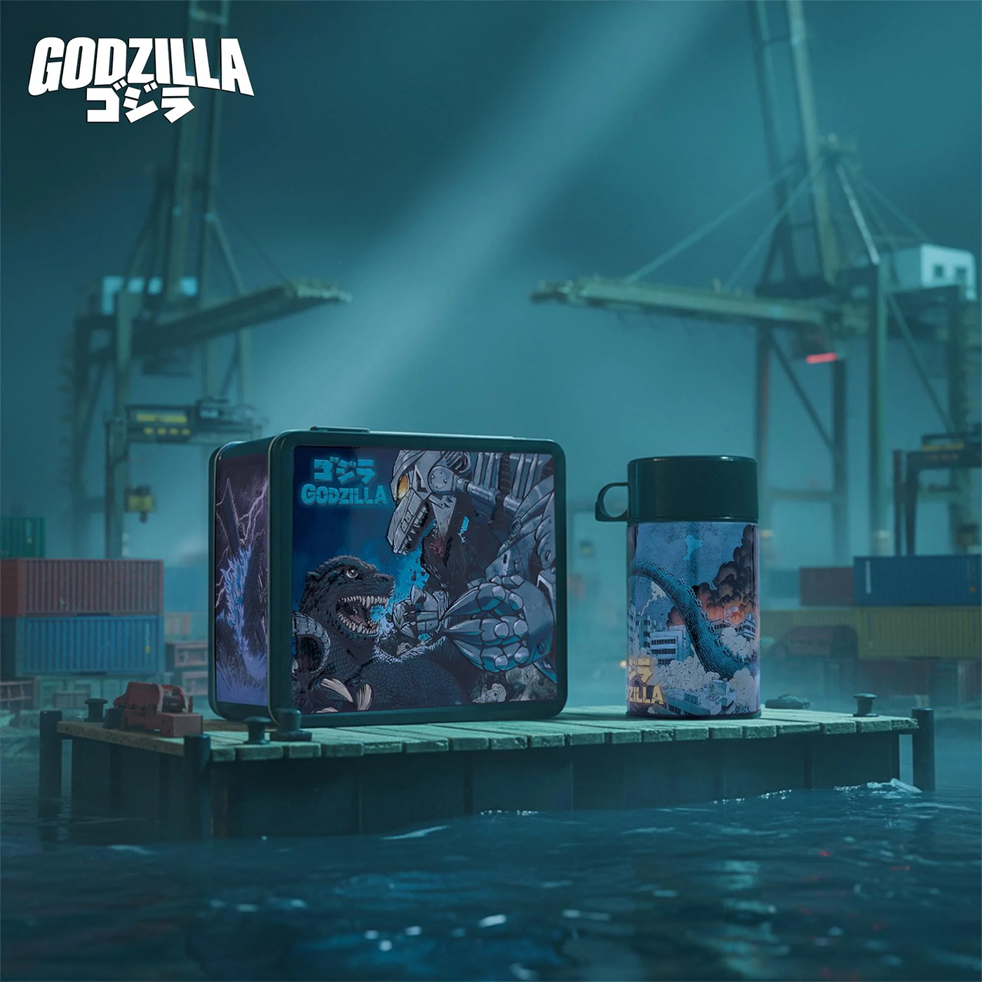 Lancheira de Lata Godzilla Vs. Mechagodzilla