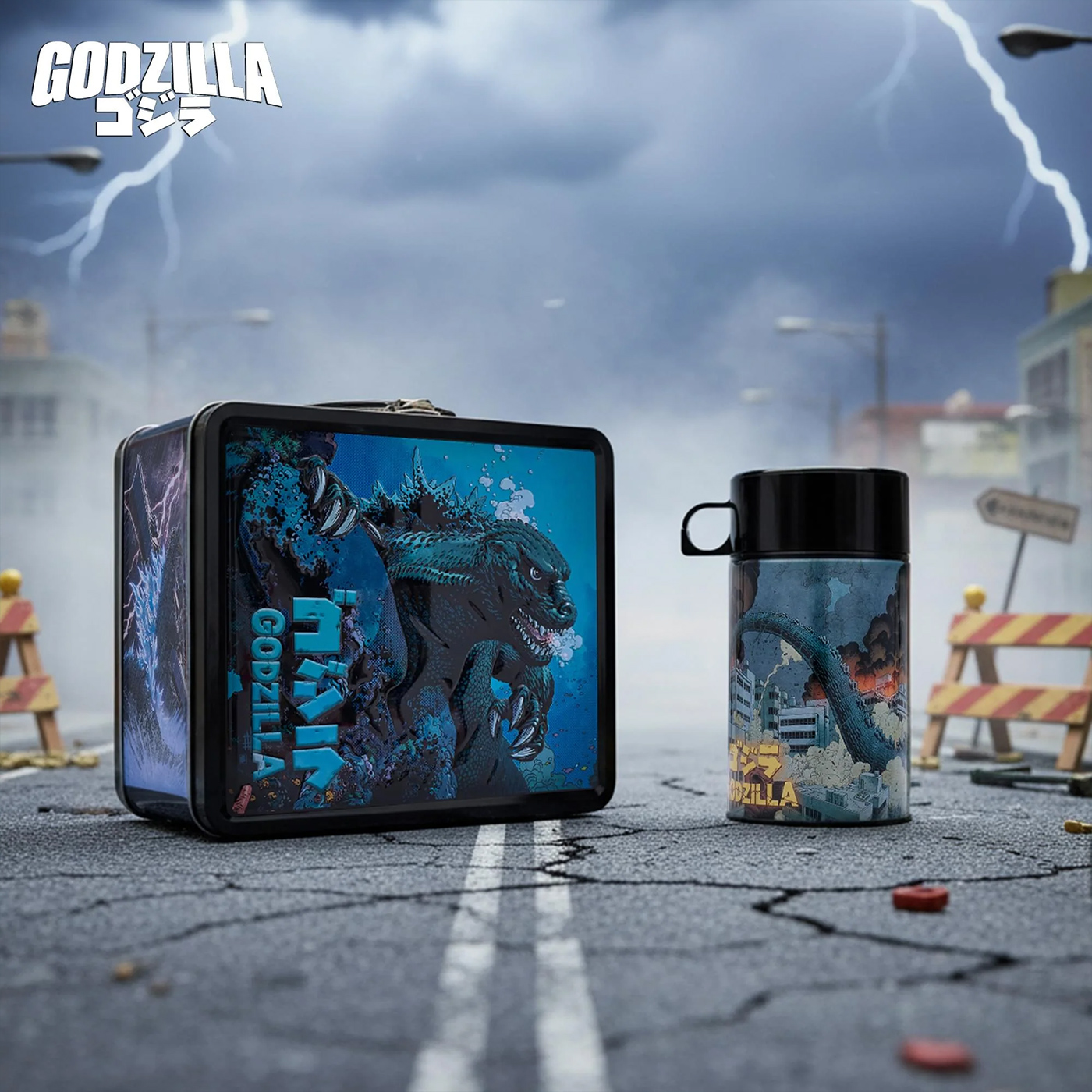 Lancheira de Lata Godzilla Vs. Mechagodzilla