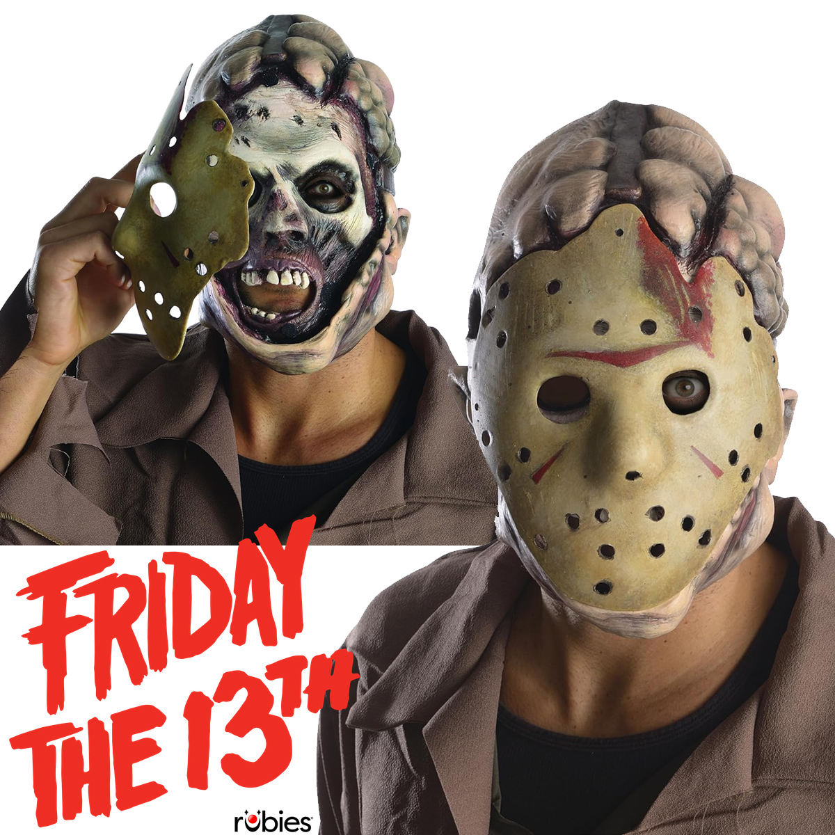 Máscara Sexta-Feira 13 Jason Voorhees 2 em 1