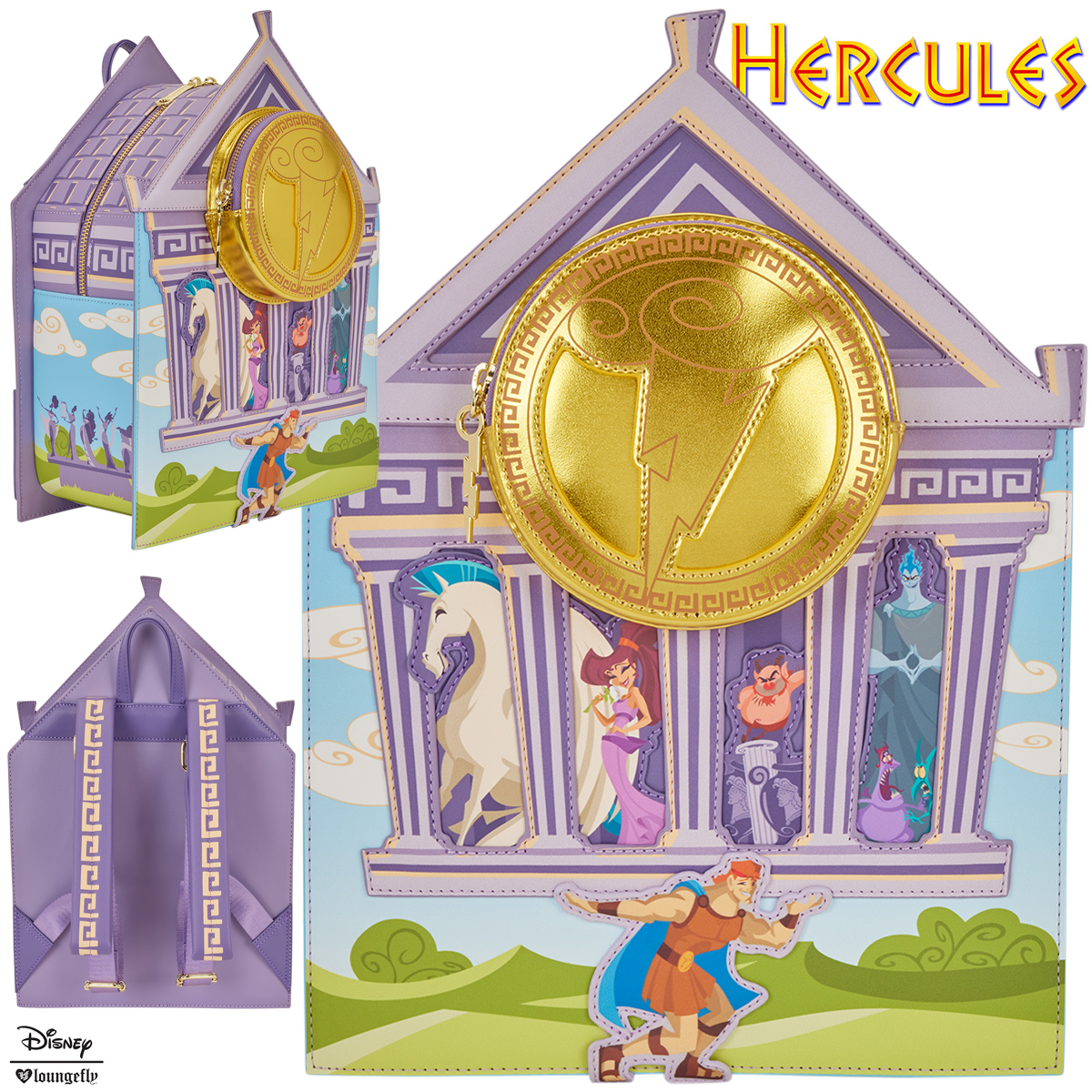 Mini-Mochila Hércules da Disney