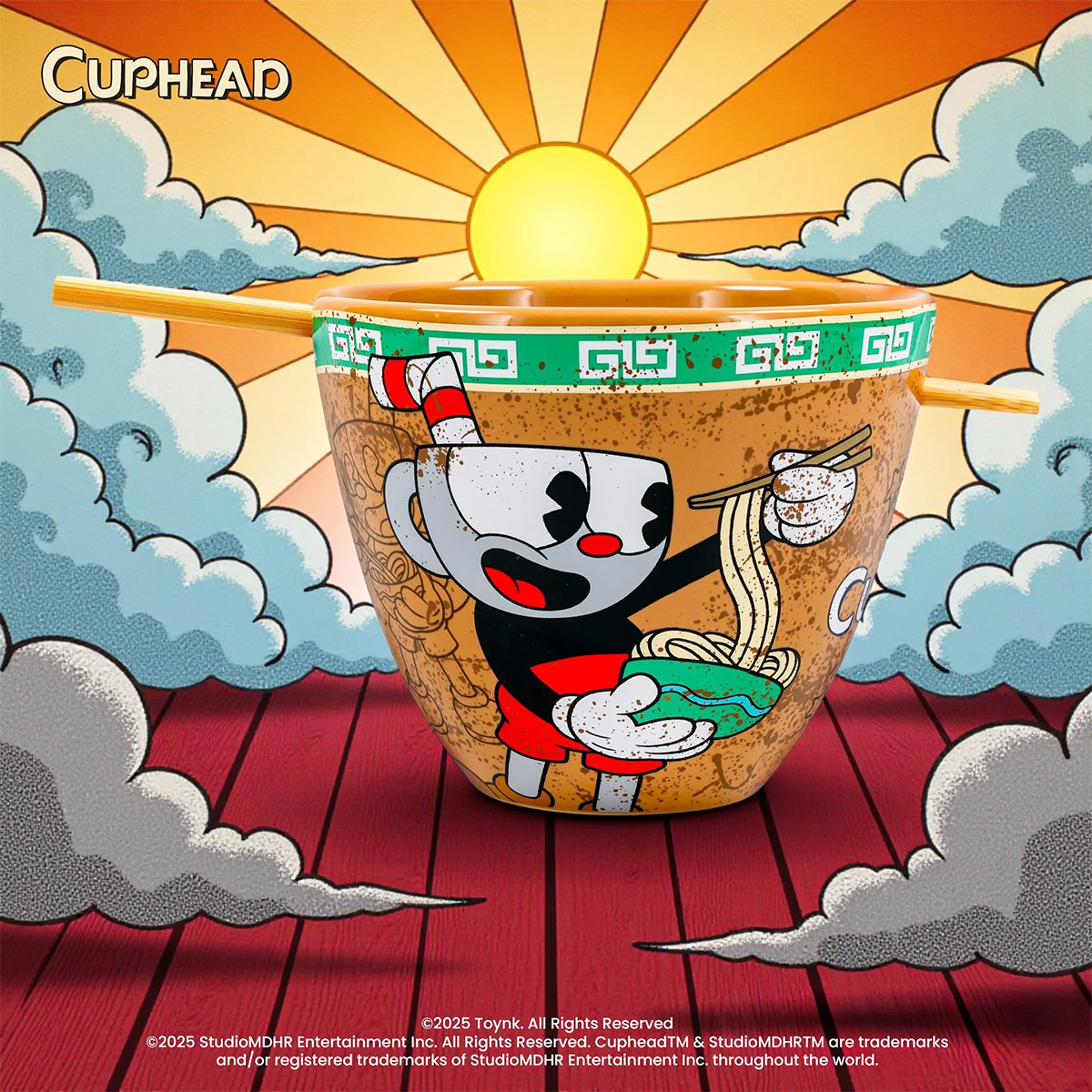 Tigela Ramen do Game Cuphead