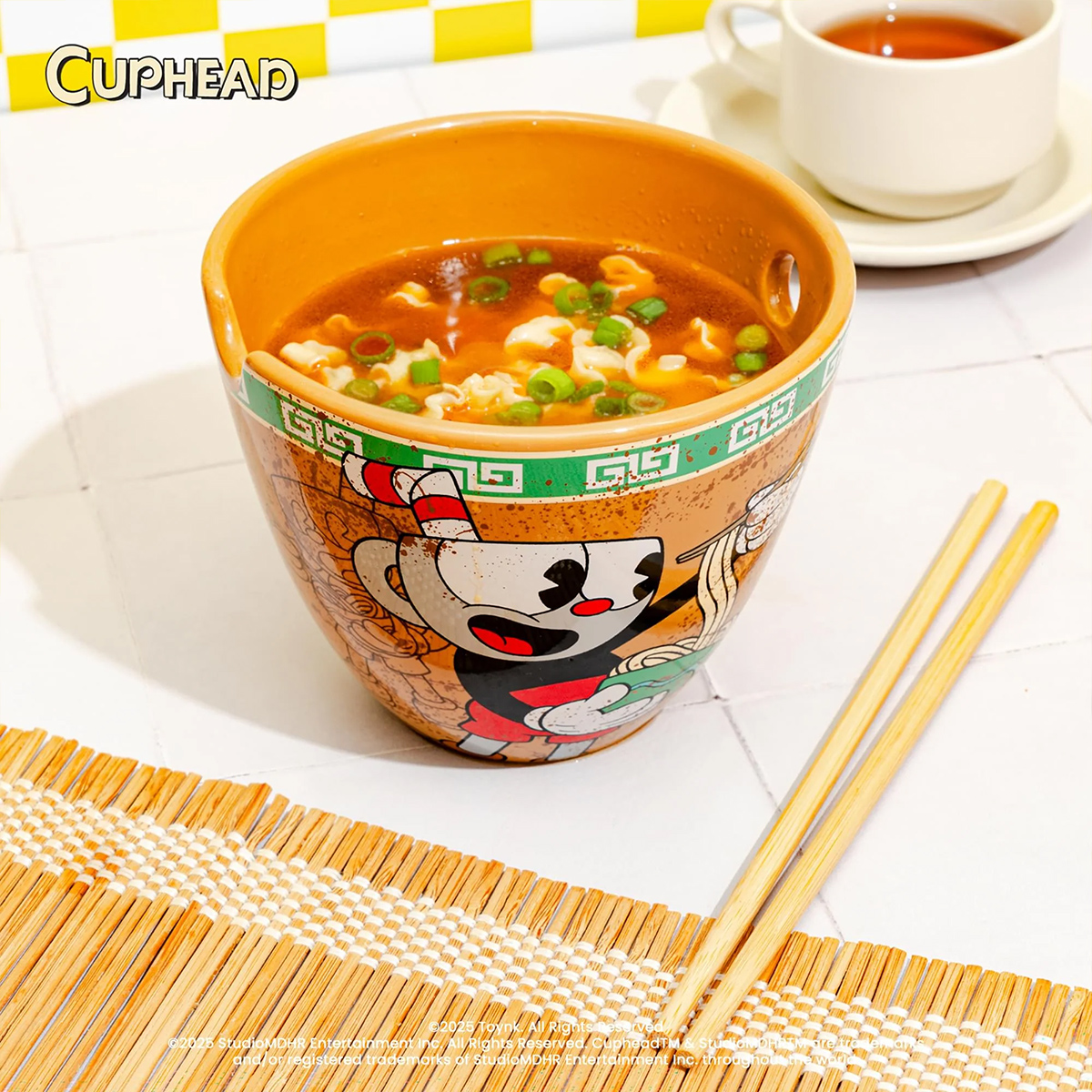 Tigela Ramen do Game Cuphead