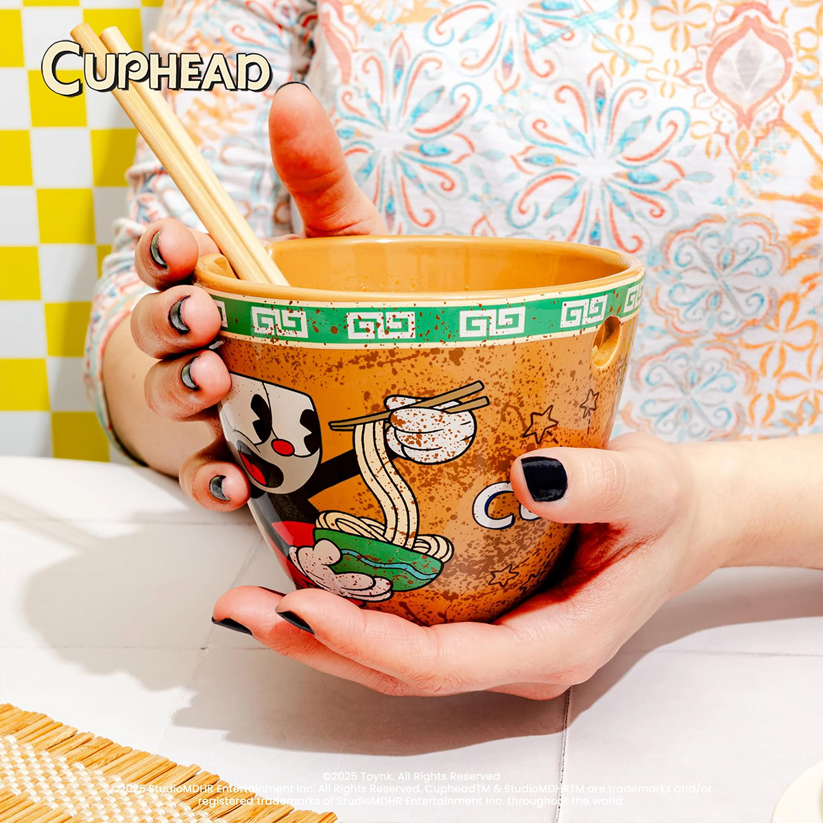 Tigela Ramen do Game Cuphead