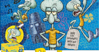 Quebra-Cabeça Lula Molusco Tentáculos com 500 peças (Bob Esponja)