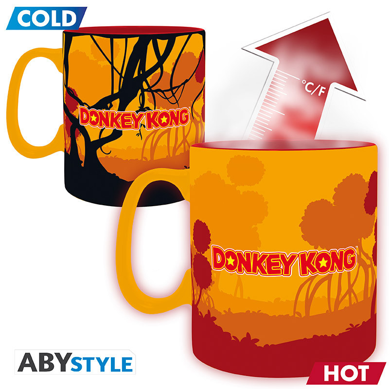 Caneca de Calor Reativa Donkey Kong e Diddy