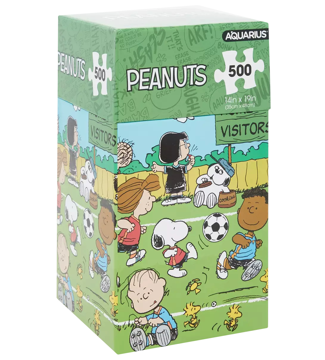Quebra-Cabeça Peanuts com Snoopy e Amigos Jogando Futebol