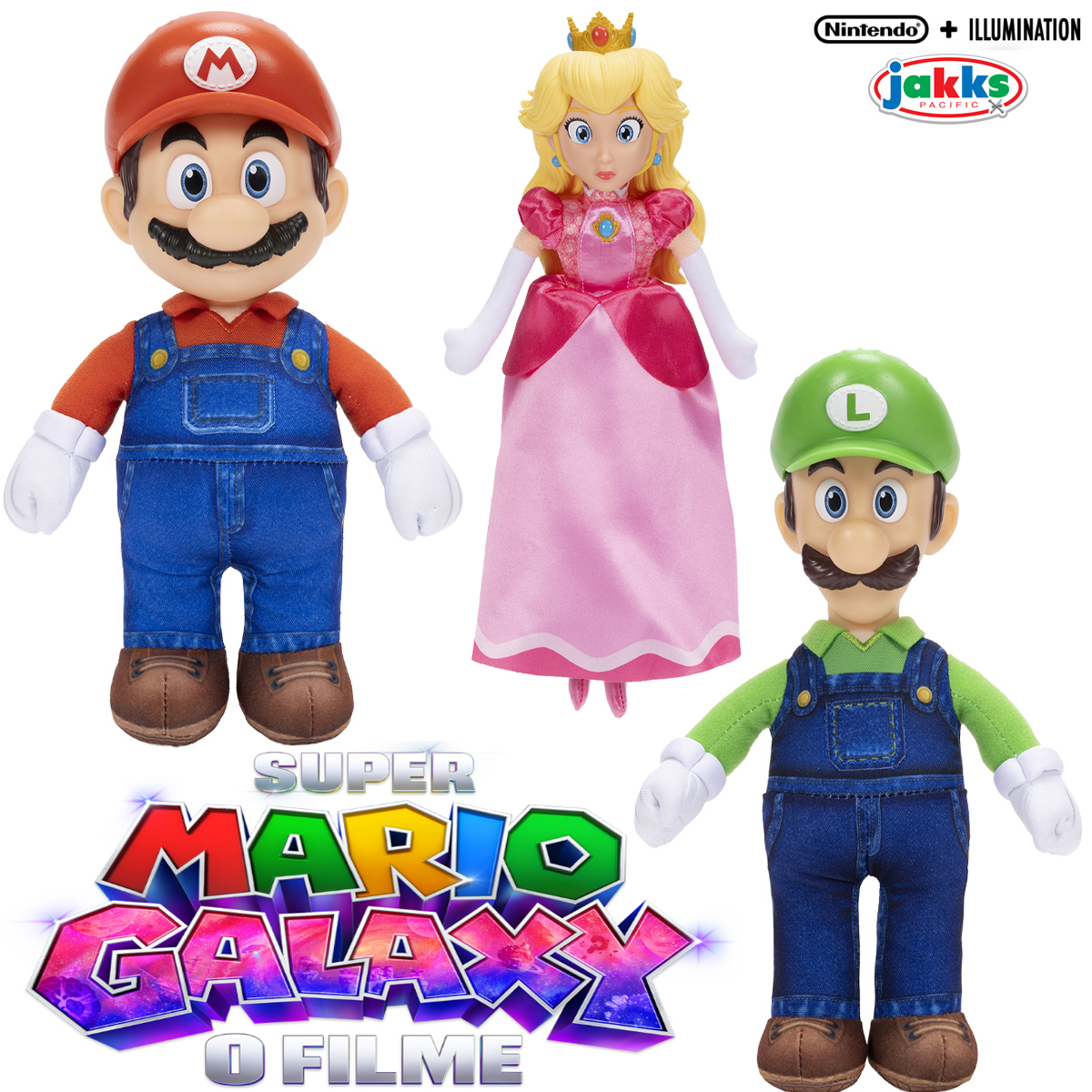 Bonecos de Pelúcia Super Mario Galaxy: O Filme