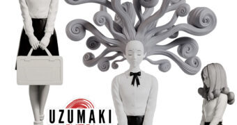 Estátua Kirie Goshima do Mangá Uzumaki de Junji Ito