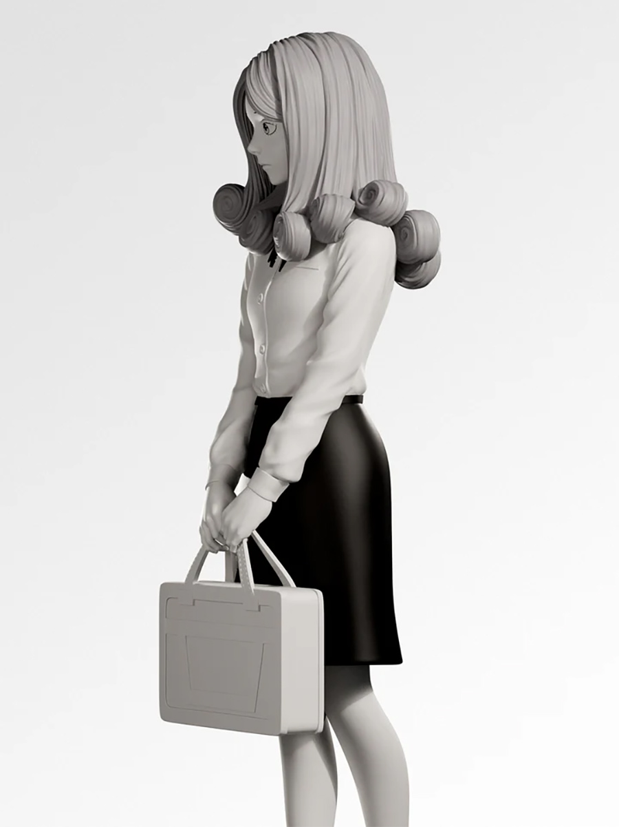 Estátua Kirie Goshima do Mangá Uzumaki de Junji Ito