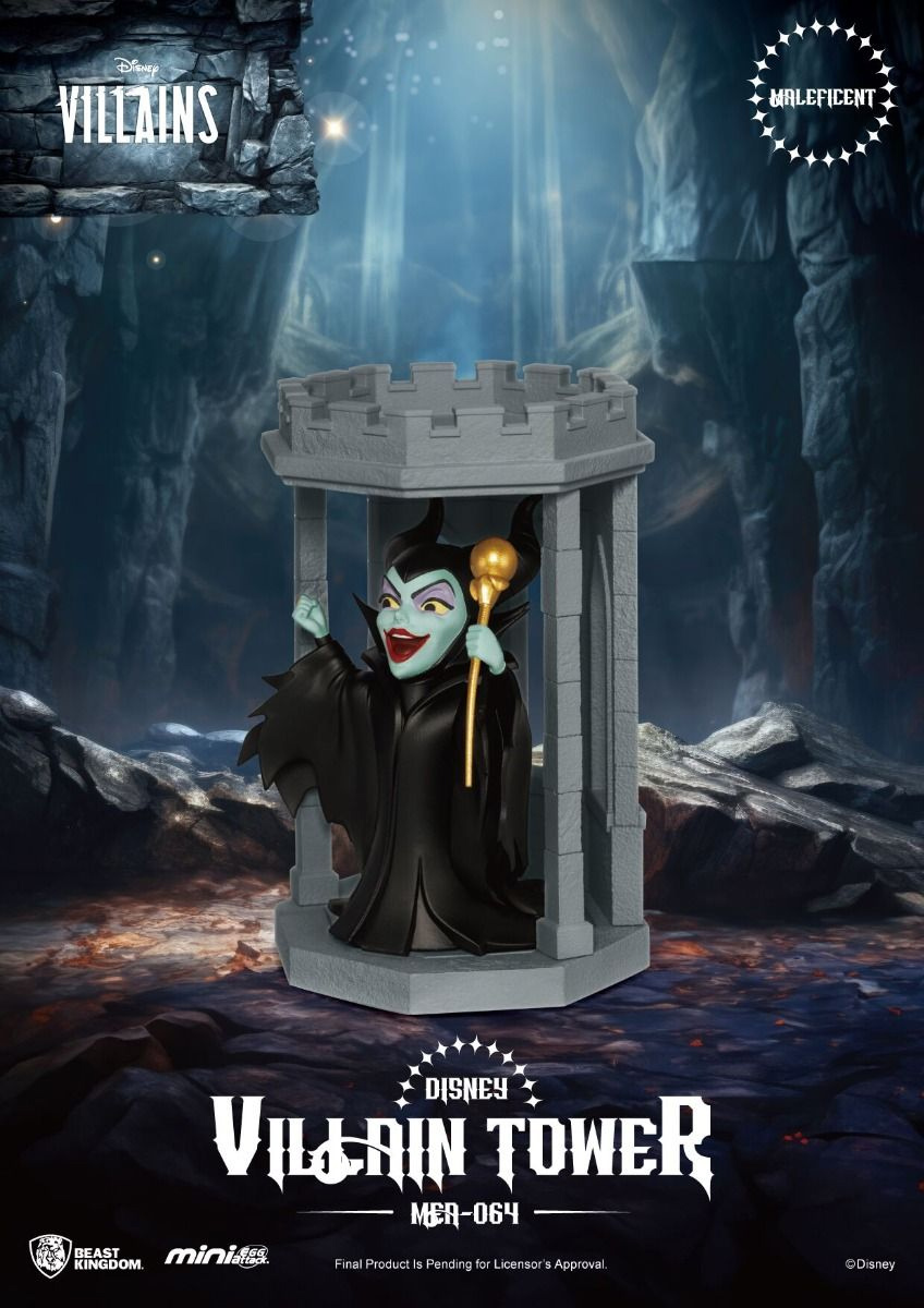 Mini-Figuras Vilãs Disney Mini Egg Attack em Torre Maléfica