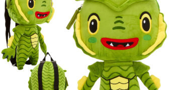 Mochila de Pelúcia “Gill-man”, O Monstro da Lagoa Negra (Monstros da Universal)