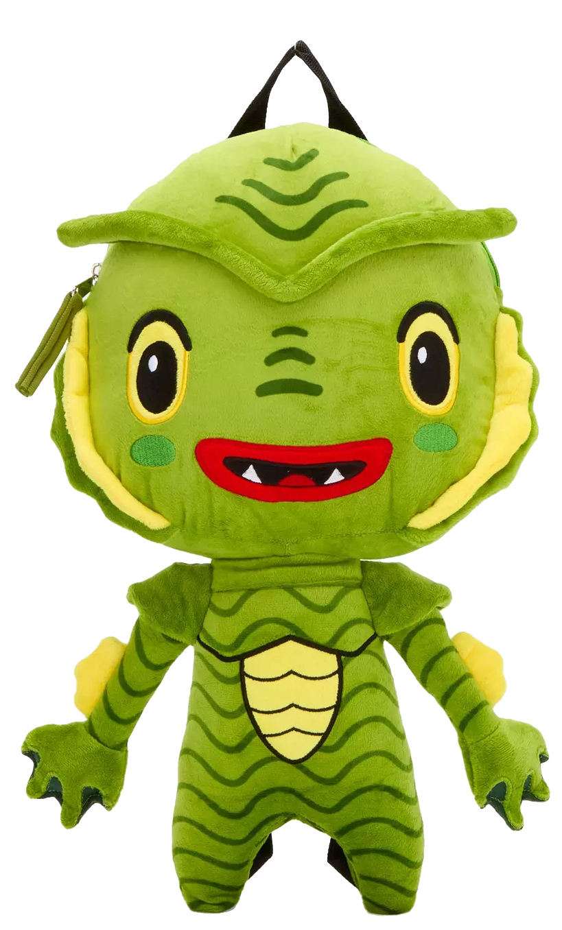 Mochila de Pelúcia “Gill-man”, O Monstro da Lagoa Negra (Monstros da Universal)