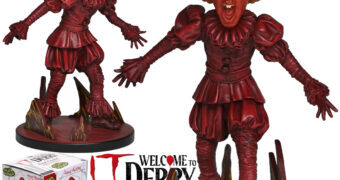 Palhaço Pennywise Head Knocker da série It: Bem-vindos a Derry (Neca)