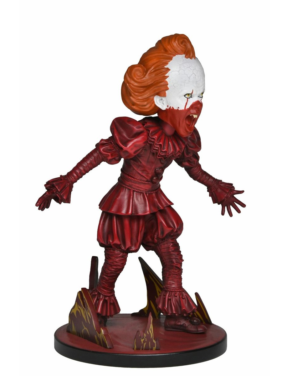 Boneco Palhaço Pennywise Head Knocker da série It: Bem-vindos a Derry (Neca)