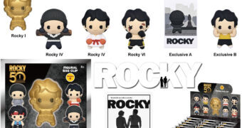 Chaveiros Rocky, um Lutador 50 Anos 3D Figural Bag Clips (Blind-Bag)