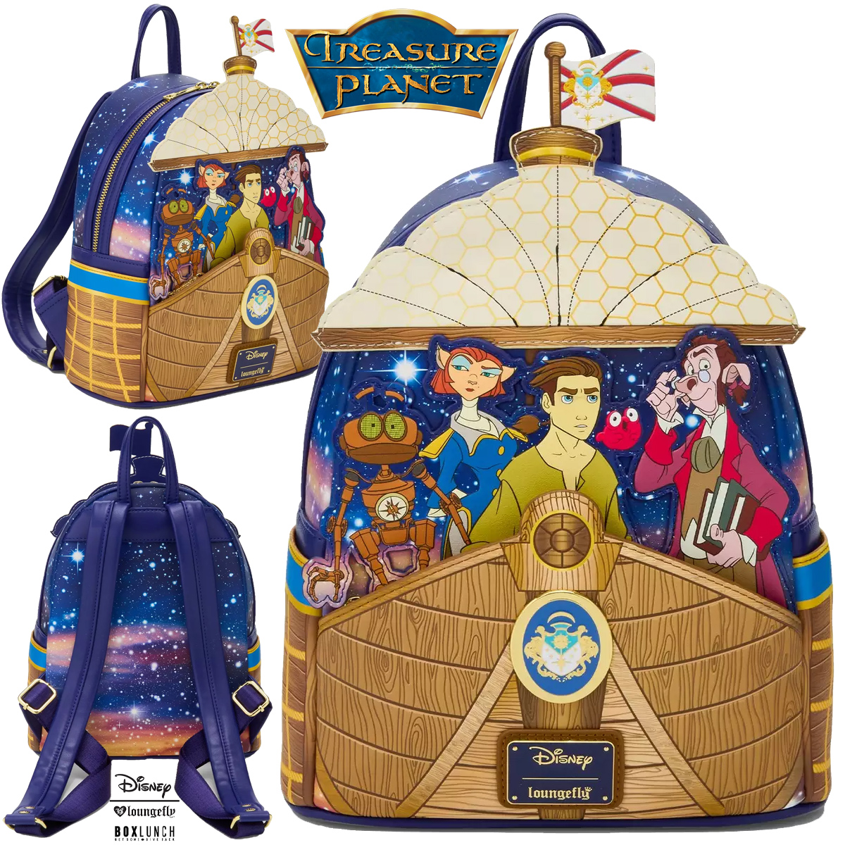 Mini-Mochila do Filme O Planeta do Tesouro da Disney