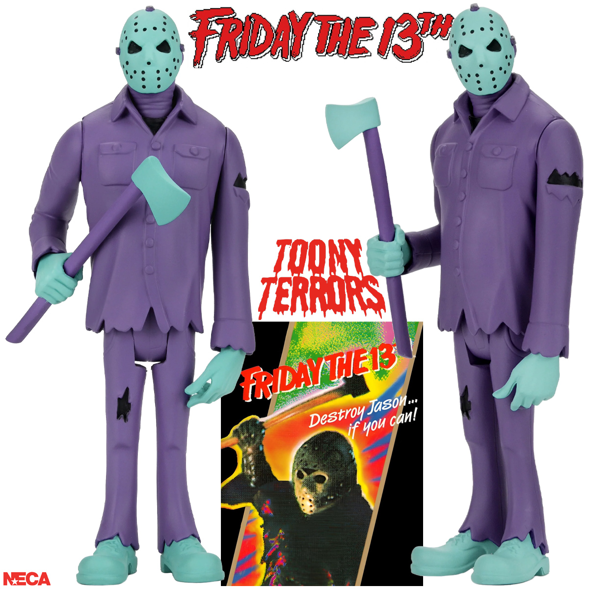 Figura Jason Voorhees Toony Terrors do Game Friday the 13th (1989)