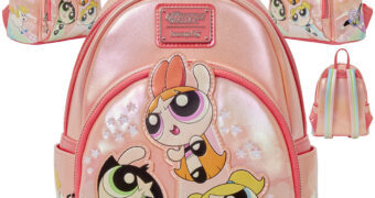 Mini-Mochila As Meninas Superpoderosas (The Powerpuff Girls) com Acabamento Perolado