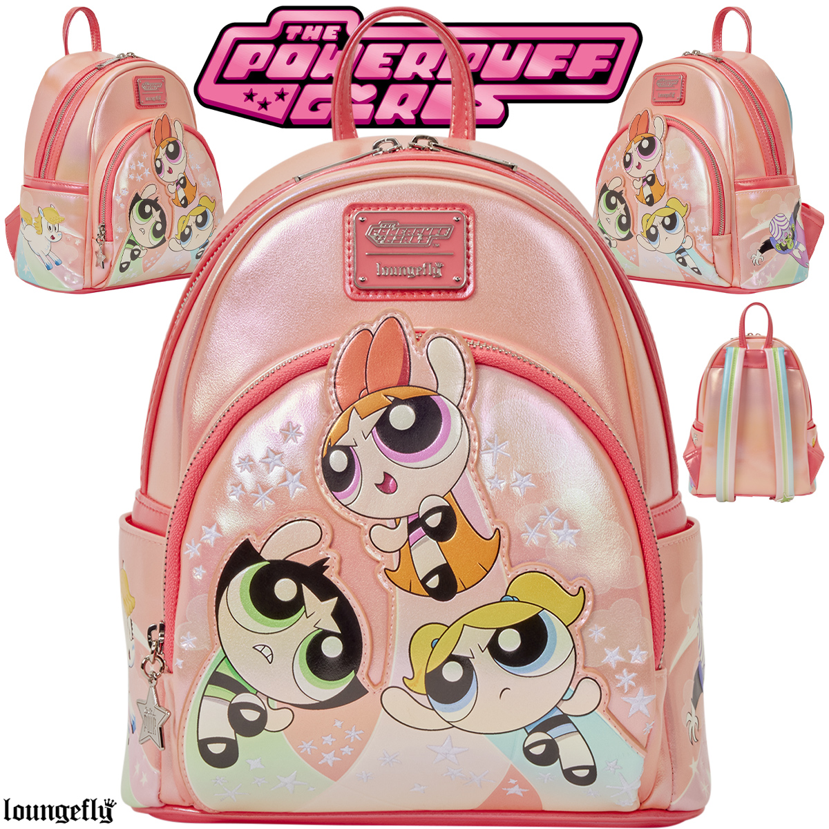 Mini-Mochila As Meninas Superpoderosas (The Powerpuff Girls)