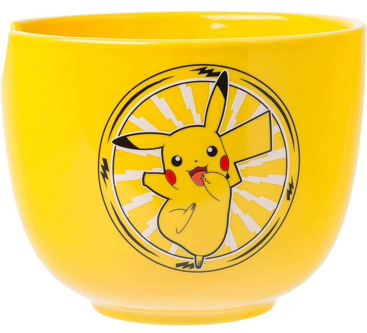 Tigela Ramen Pokémon Pikachu Feliz com Colher e Hashis