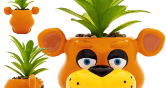 Mini-Vaso de Plantas Freddy Fazbear com Suculenta Artificial (Five Nights At Freddy’s)