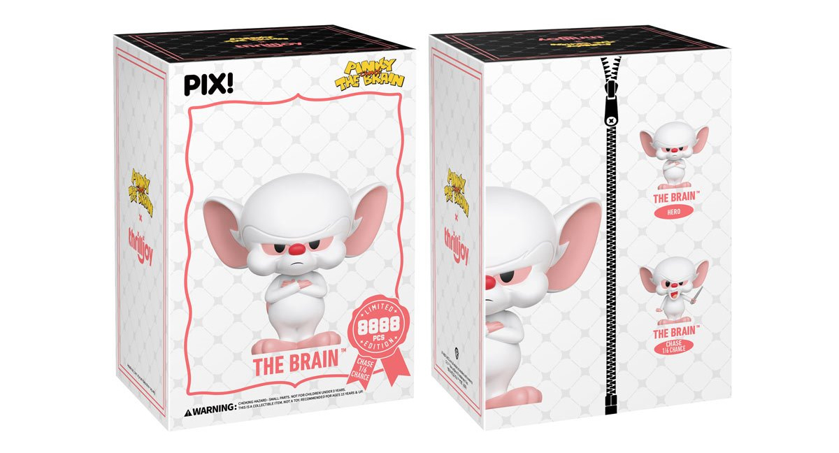 Bonecos Thrilljoy PIX! Pinky e o Cérebro