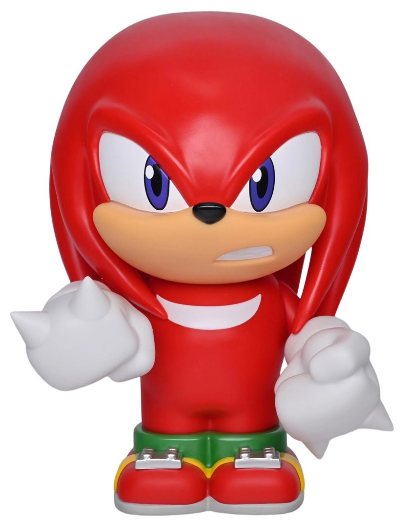 Cofrinho Knuckles PVC Figural Bank do Game Sonic the Hedgehog
