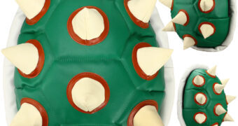 Mochila Laptop Bowser Casco Verde 3D (Super Mario)