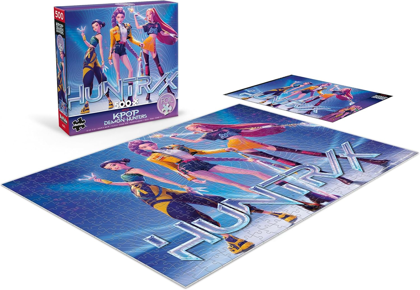 Quebra-Cabeças Metalizados HUNTR/X do filme Guerreiras do K-Pop