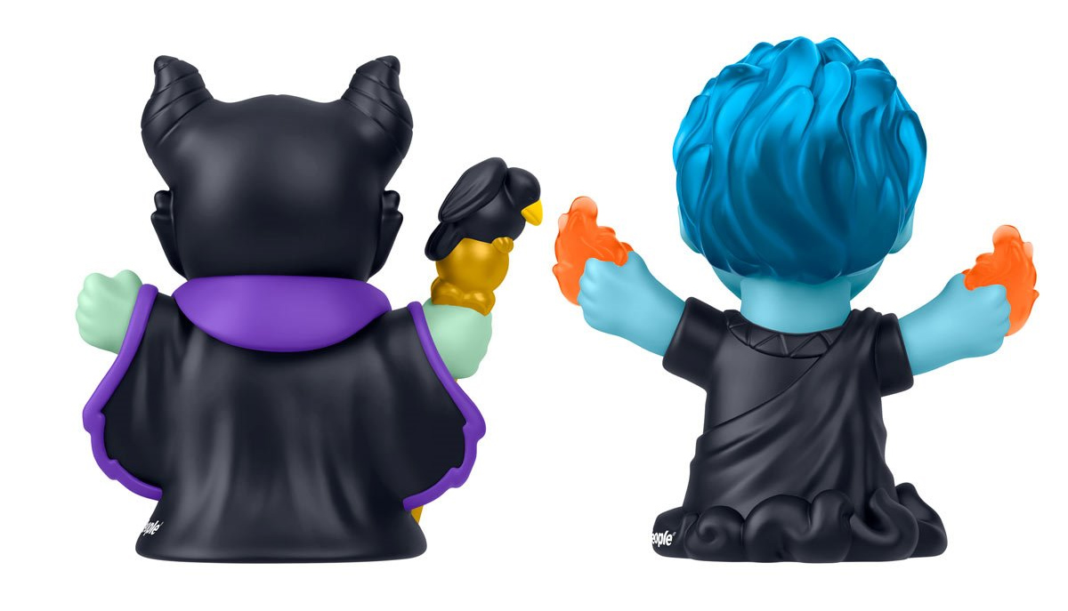 Bonecos Little People Collector Vilãs Disney: Malévola e Hades