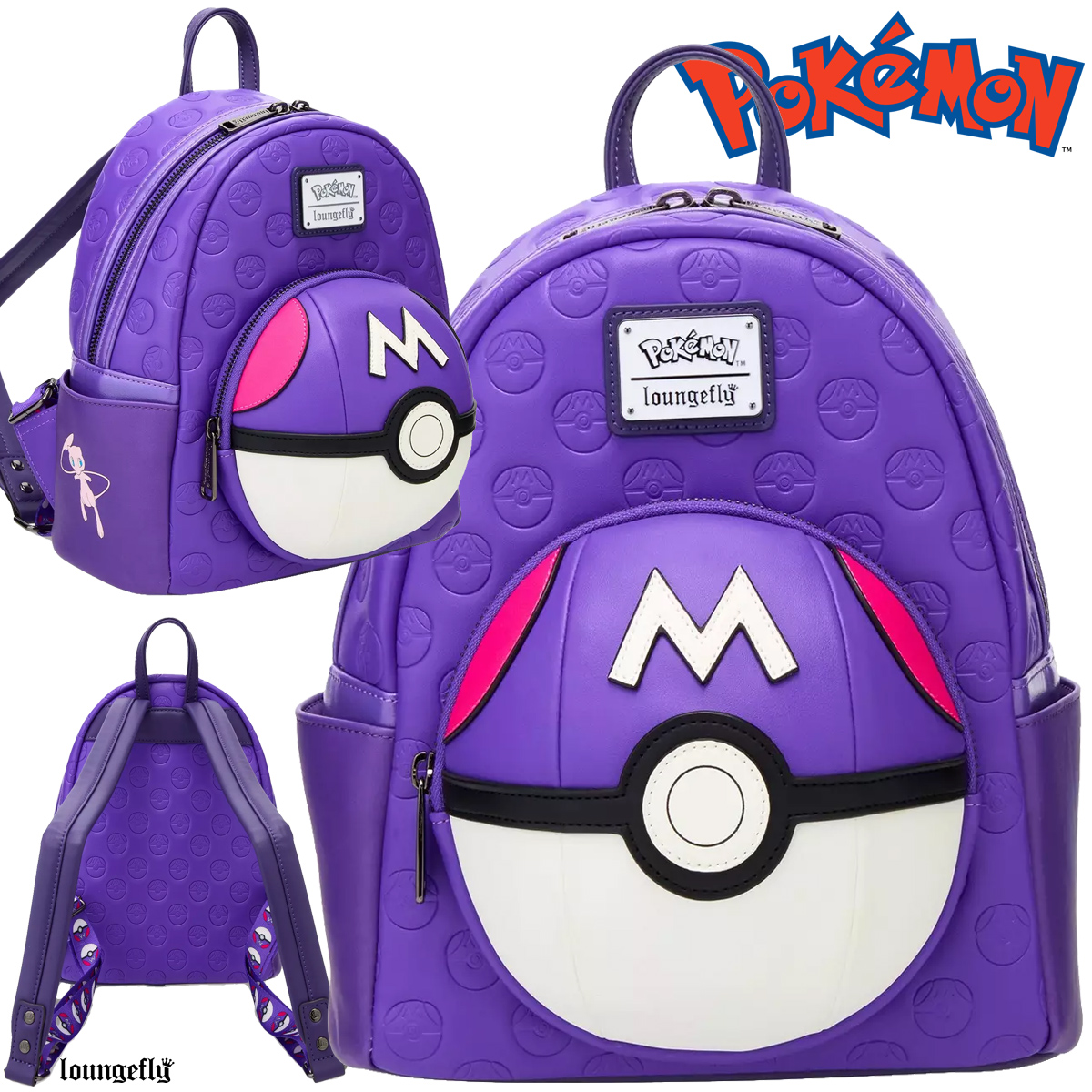 Mini-Mochila Pokémon Master Ball Pokebola