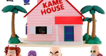 Casa do Mestre Kame e Mini-Figuras Dragon Ball World Collectable Figure