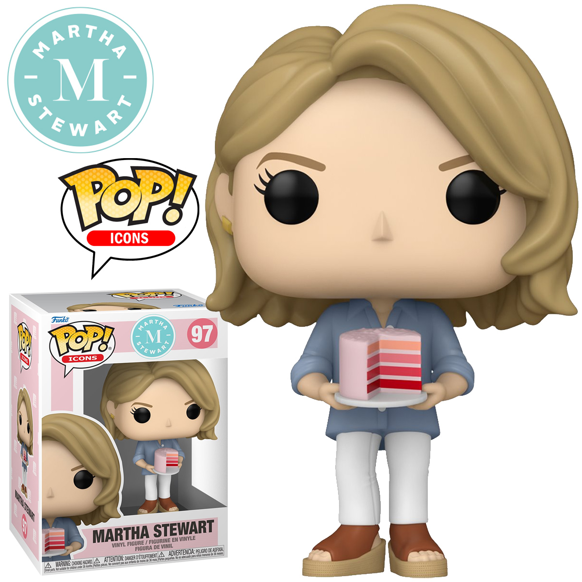 Boneca Martha Stewart Pop! Icons com Bolo de Camadas