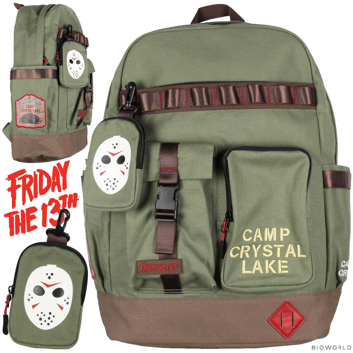 Mochila Laptop do Acampamento Crystal Lake de Sexta-Feira 13