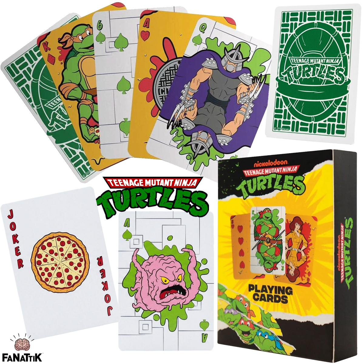 Baralho Fanattik das Tartarugas Ninjas