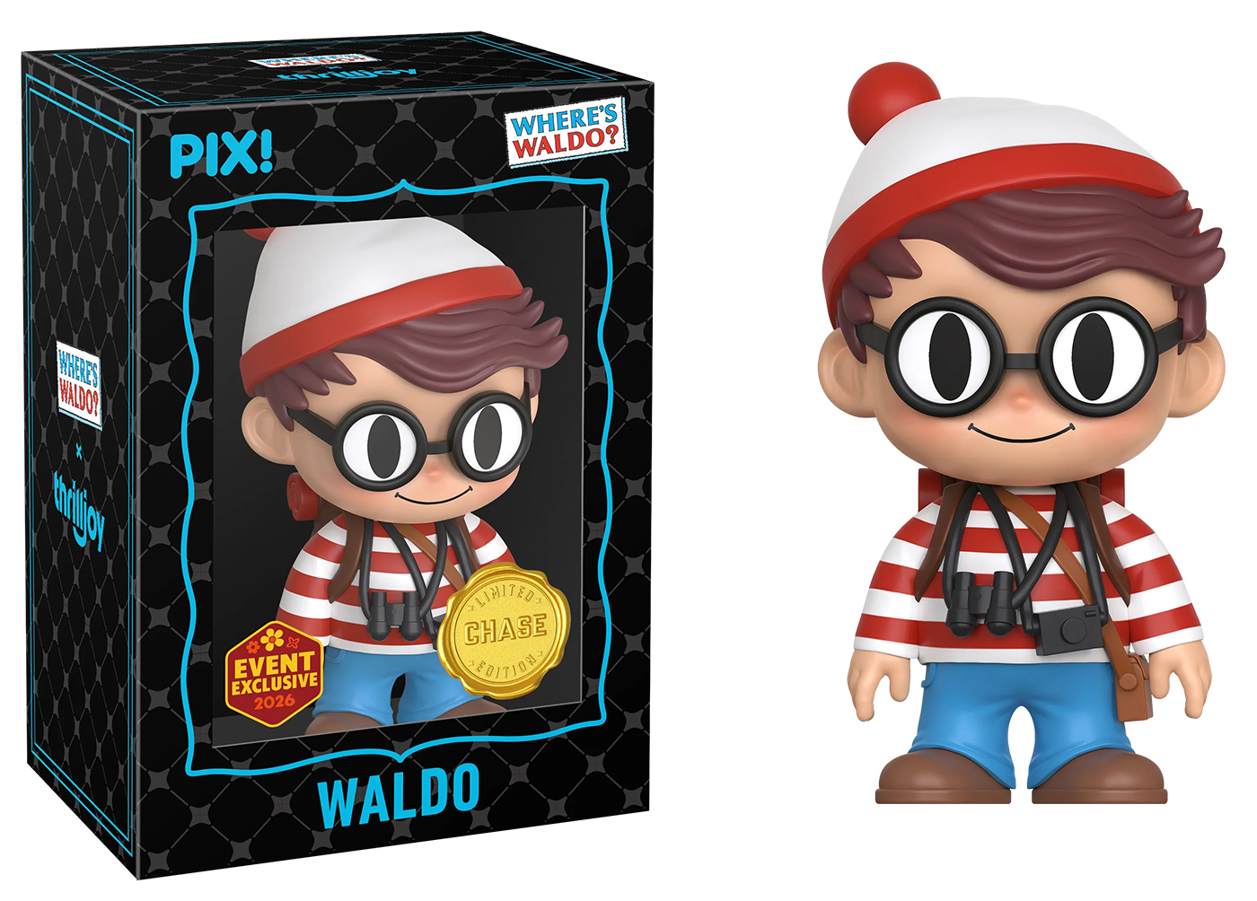 Bonecos Thrilljoy PIX! Onde está Wally?