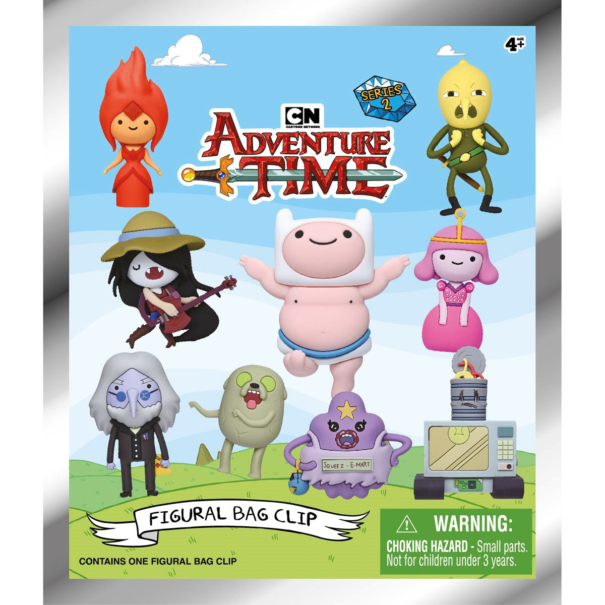 Chaveiros Hora de Aventura (Adventure Time) Série 2 3D Figural Bag Clips