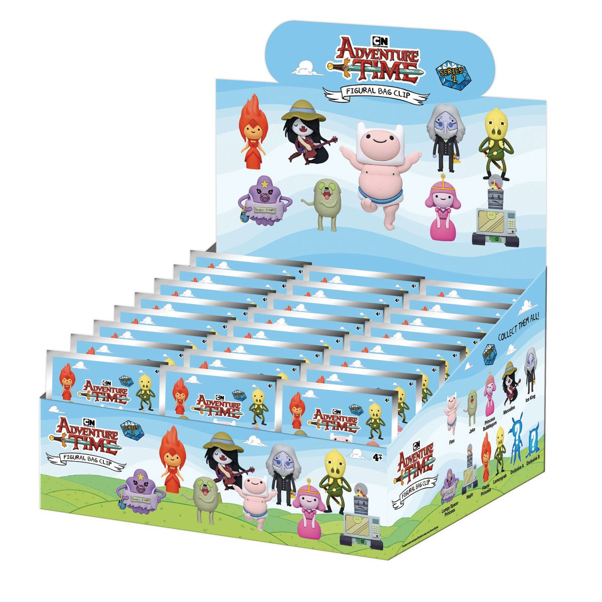 Chaveiros Hora de Aventura (Adventure Time) Série 2 3D Figural Bag Clips