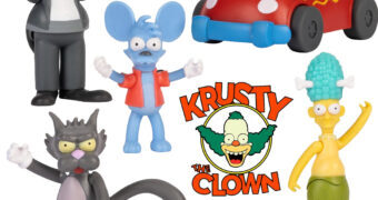 Mini-Figuras Os Simpsons com o Elenco do “Show do Krusty, o Palhaço” (Jakks Pacific)