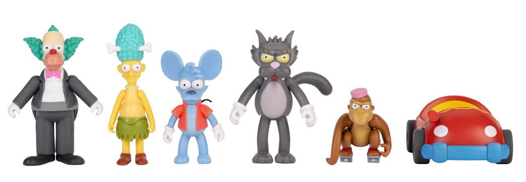 Mini-Figuras Os Simpsons com o Elenco do “Show do Krusty, o Palhaço” (Jakks Pacific)
