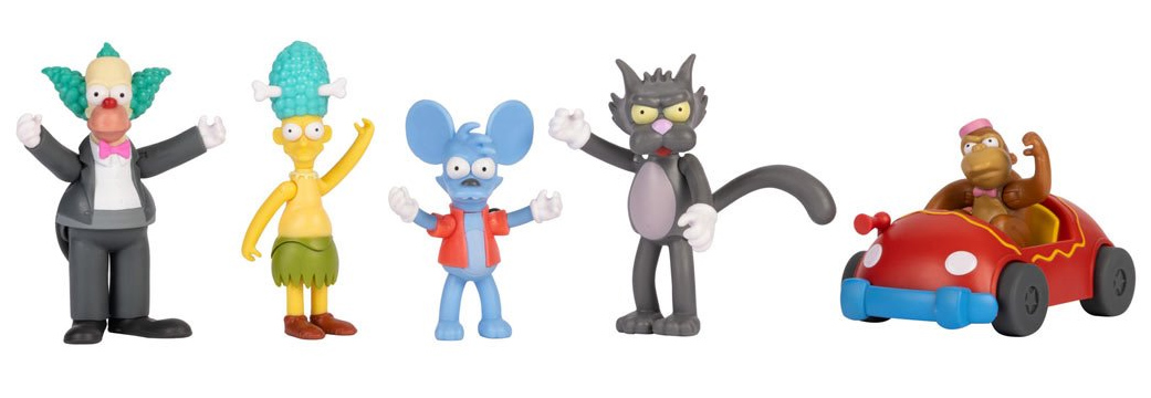 Mini-Figuras Os Simpsons com o Elenco do “Show do Krusty, o Palhaço” (Jakks Pacific)