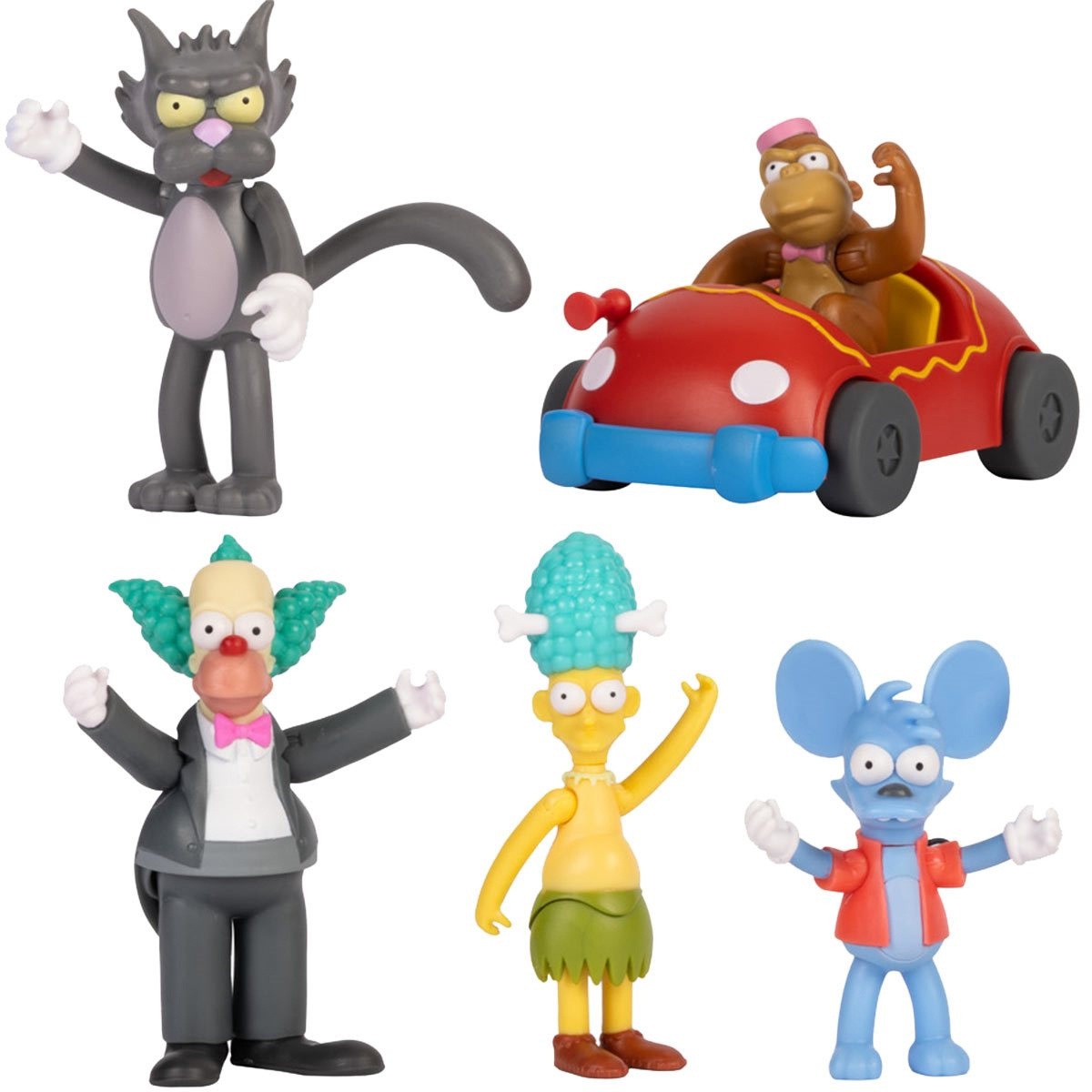 Mini-Figuras Os Simpsons com o Elenco do “Show do Krusty, o Palhaço” (Jakks Pacific)