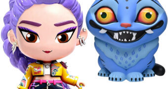 Cofres Guerreiras do K-Pop PVC Figural Bank: Rumi e Derpy (KPop Demon Hunters)