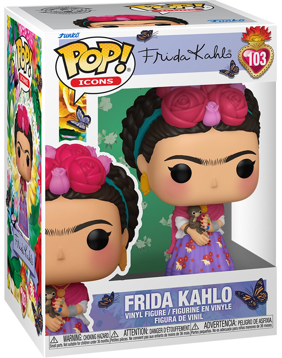 Boneca Frida Kahlo Pop! Icons com Macaco-Aranha