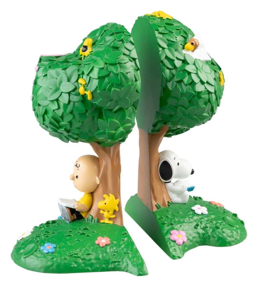 Bookends Peanuts com Charlie Brown e Snoopy